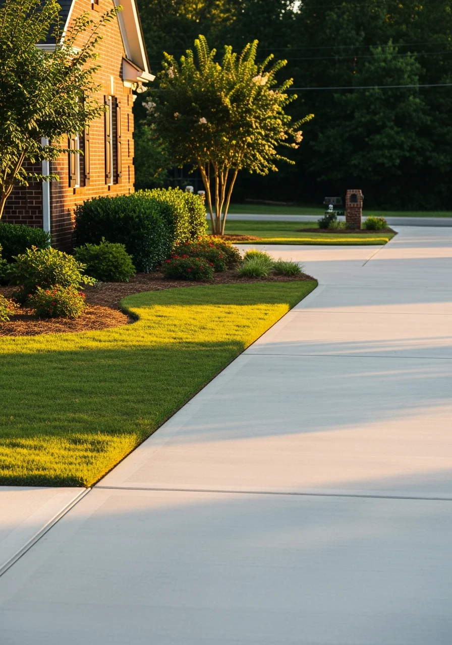 Street-level photo of a well-maintained residential property in Tuscaloosa with landscaping and clear signage.